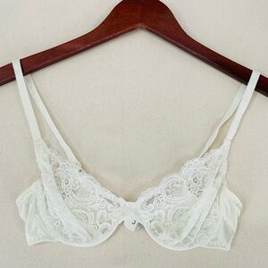 Vintage Olga Lace Underwire Bra